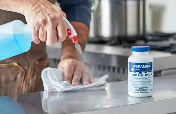 Steramine Sanitizer Tablets Edwards-Councilor