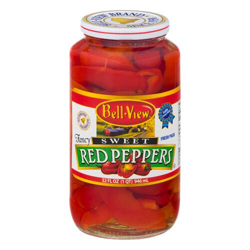 Bell-View Sweet Red Peppers Quart Bell-View
