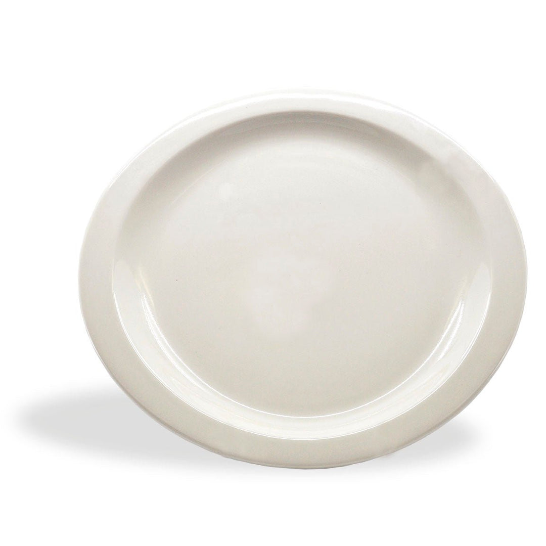 Syracuse 951250 190 Undecorated White Plate 11" x 10" Syracuse China