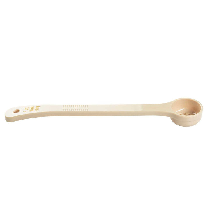 Tablecraft 1 oz Portion Long Handle Perforated Spoon Tablecraft