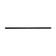 Tablecraft 100138 Unwrapped Black Paper Straw 5.75"