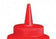 Tablecraft 100TK Red Top Only Squeeze Bottle