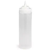 Tablecraft 12463C 24 Oz Natural Wide Mouth Squeeze Dispenser