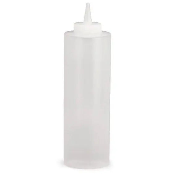 Tablecraft 124C-1 24 Oz Clear Squeeze Bottle Tablecraft