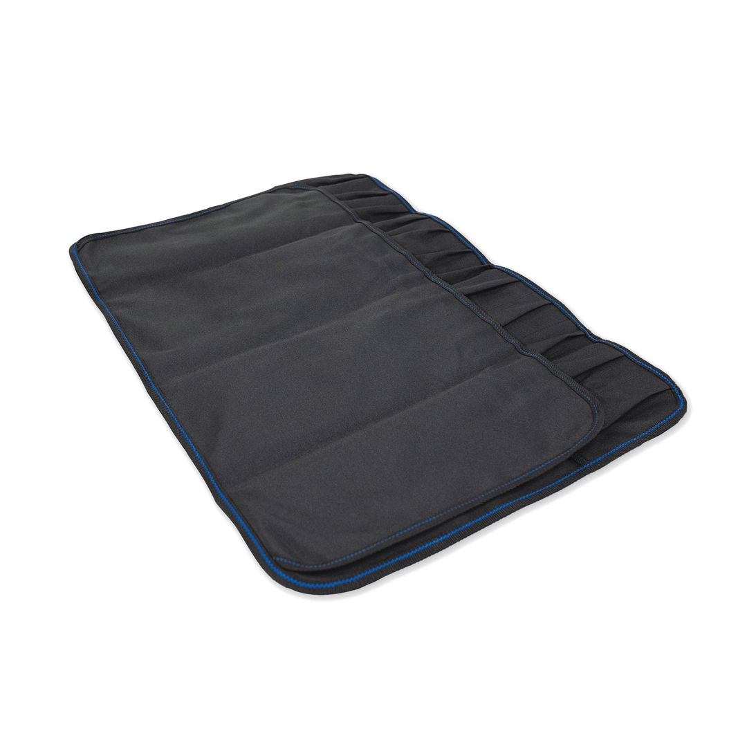 Tablecraft 13-Slot Knife Roll Empty Nylon Black Tablecraft