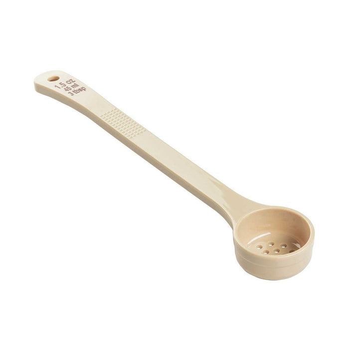 Tablecraft 1.5 oz Portion Long Handle Perforated Spoon Tablecraft