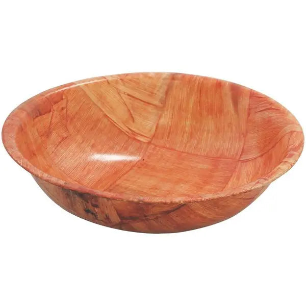 Tablecraft 210 10" Round Woven Wood Bowl