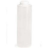 Tablecraft 2124C-1 24 Oz Hinged Clear Squeeze Bottle