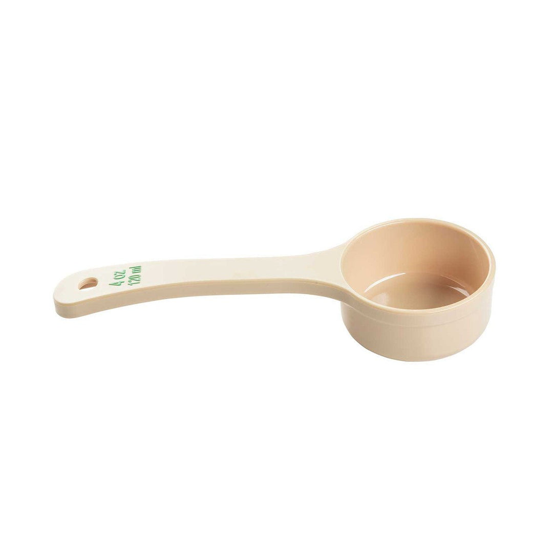 Tablecraft 4 oz Portion Short Handle Solid Spoon