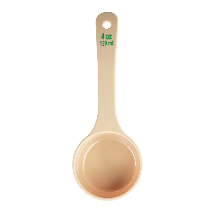 Tablecraft 4 oz Portion Short Handle Solid Spoon