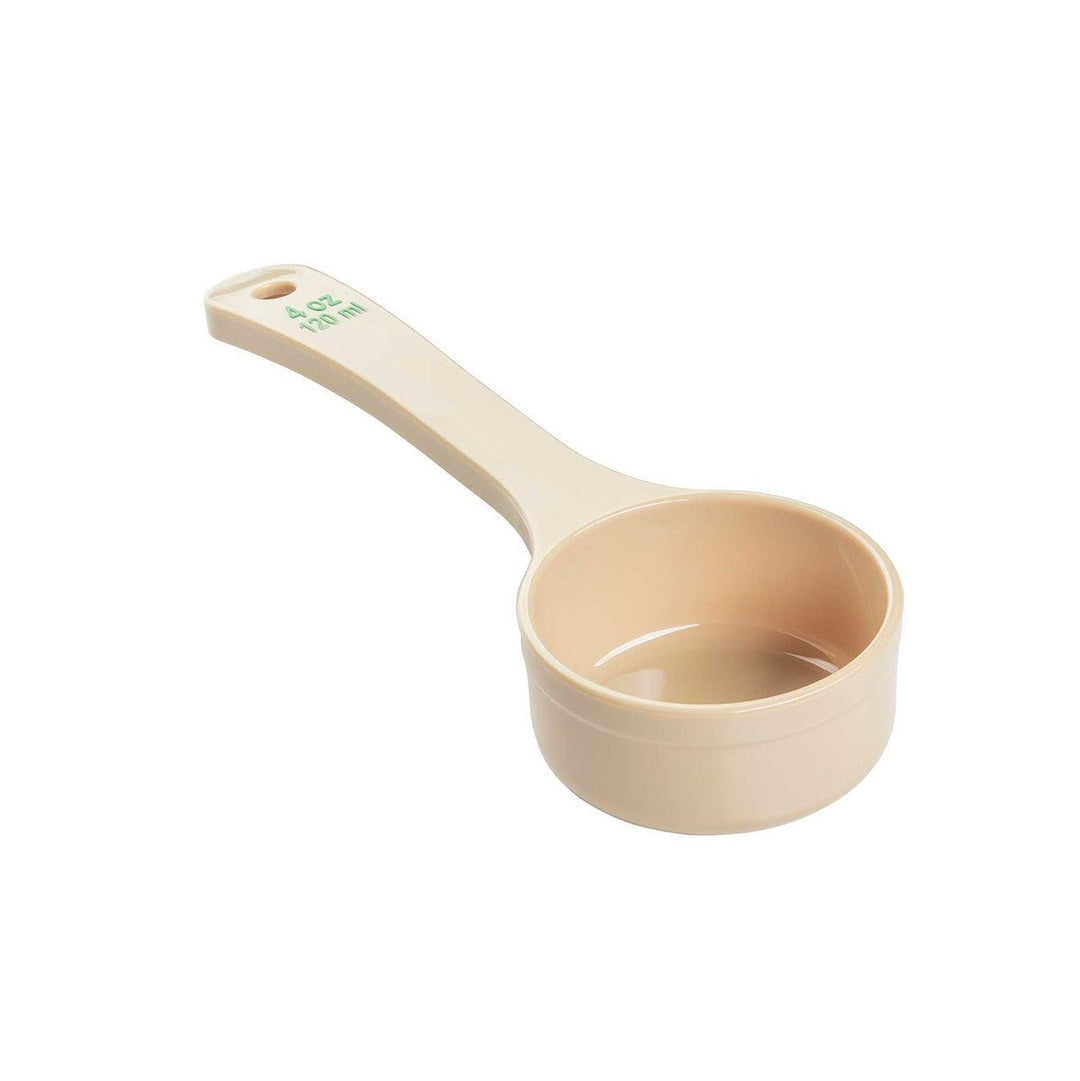 Tablecraft 4 oz Portion Short Handle Solid Spoon