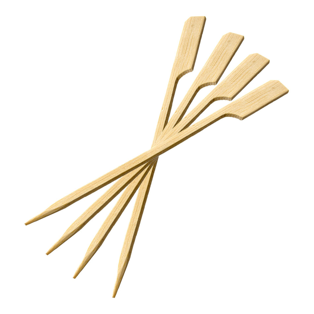 Tablecraft 4.5" Bamboo Paddle Picks (BAMP45)