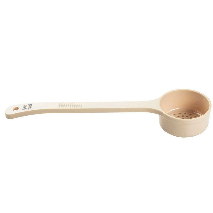 Tablecraft 6 oz Portion Long Handle Perforated Spoon Tablecraft