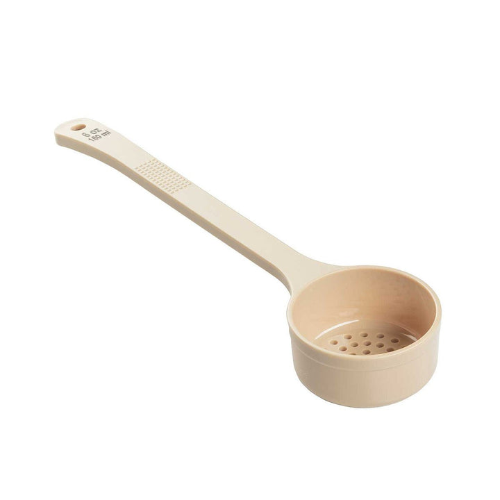 Tablecraft 6 oz Portion Long Handle Perforated Spoon