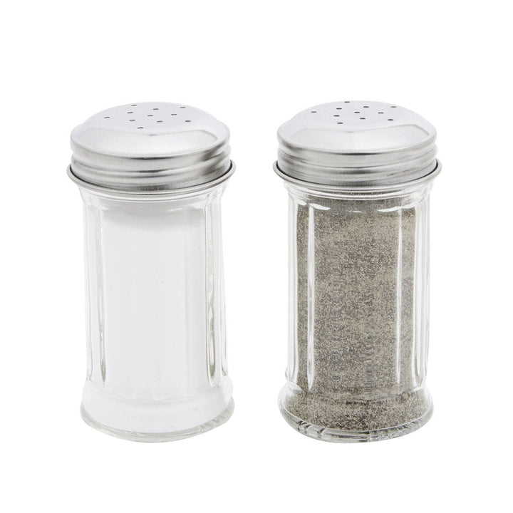 Tablecraft 657 2 oz Fluted Salt & Pepper Shakers Tablecraft