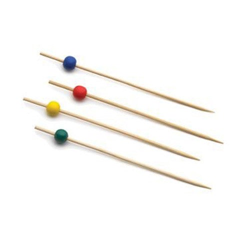 Tablecraft BAMBA45 4.5" Bamboo Pick Assorted Colors