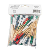 Tablecraft BAMSP345 4.5" Bamboo Sports Picks