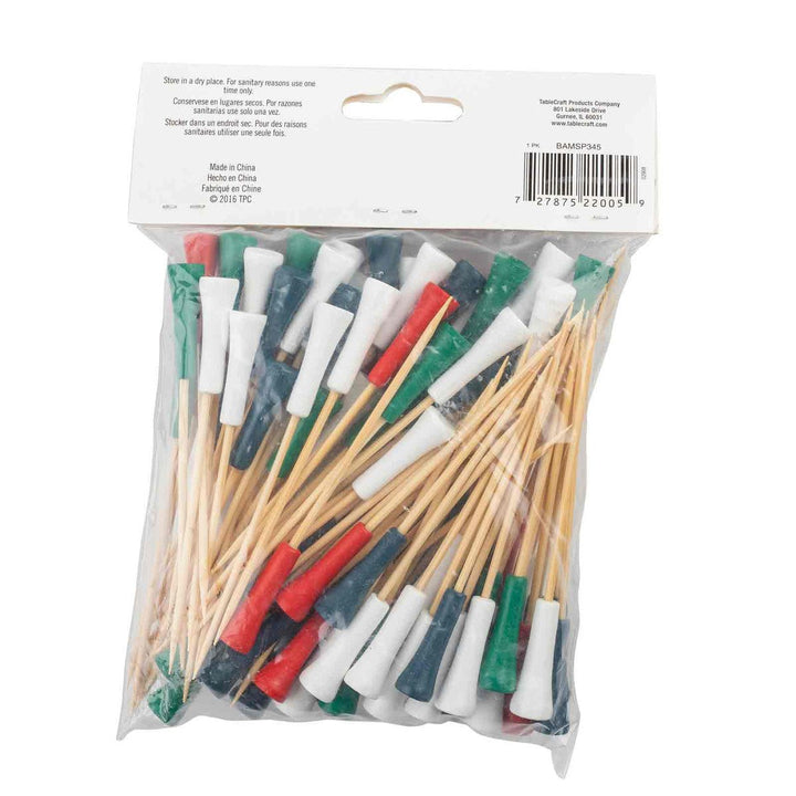 Tablecraft BAMSP345 4.5" Bamboo Sports Picks Tablecraft