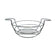 Tablecraft H711182 Round Chrome Basket 11" x 8"