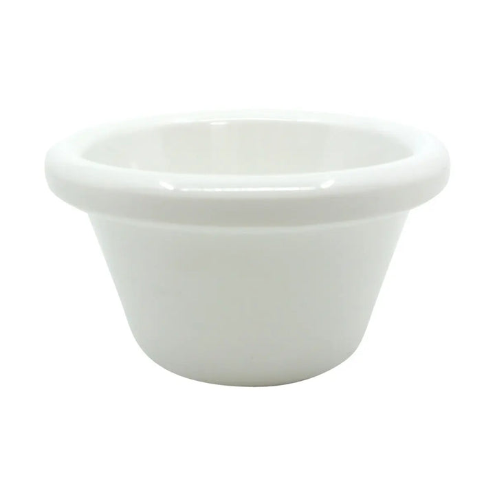 Tablecraft RAM3B 3 Oz Plain Ramekin Melamine Bone Tablecraft