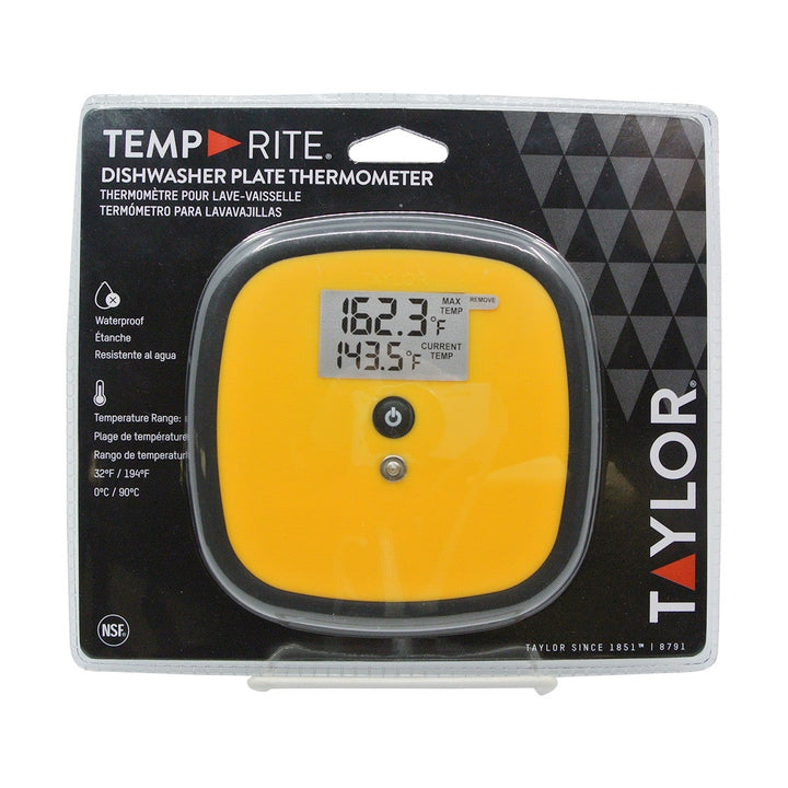 Taylor 8791 TempRite Dishwasher Plate Thermometer Taylor