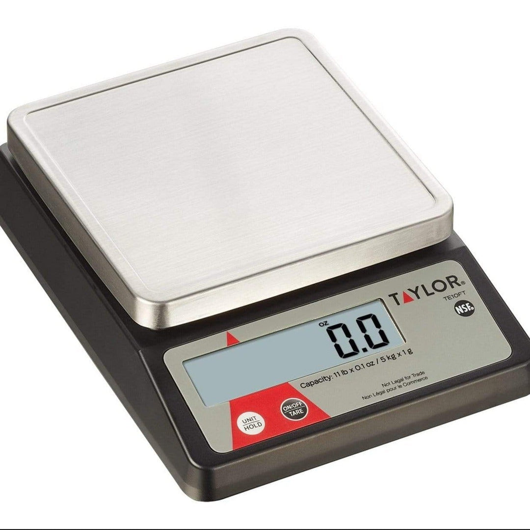 Taylor TE10FT Food Service 11-Pound Stainless Steel Digital Scale