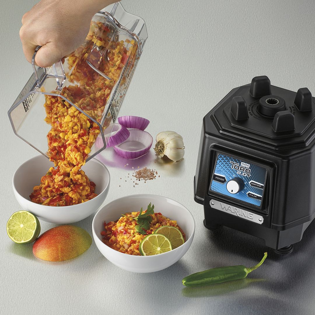 Waring TBB175 Torq 2.0 2 HP Blender with Electronic Touchpad, Variable Speed Control Dial