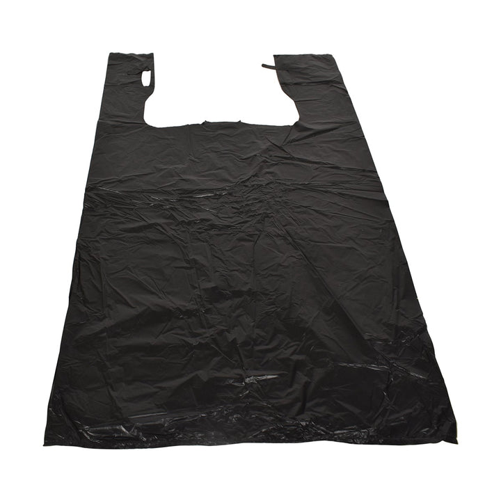 Black Plastic T-Shirt Bags ShopAtDean