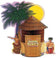 Creative Converting Tiki Hut Centerpeice 12" x 11"
