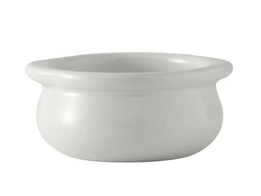 Tuxton BWS-1203 12 oz White Soup Crock Tuxton