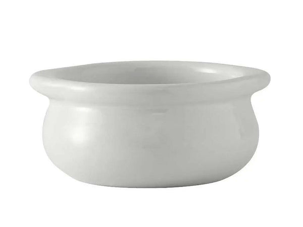 Tuxton BWS-1203 12 oz White Soup Crock Tuxton