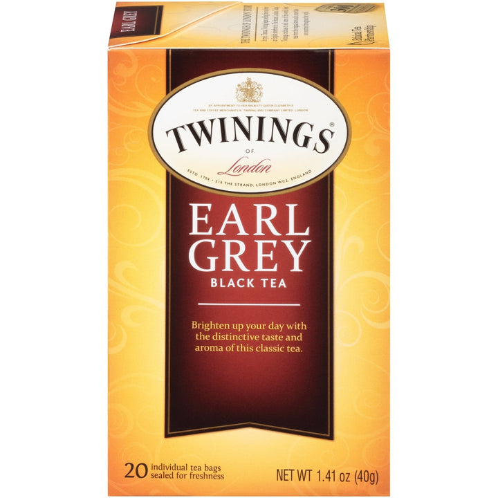 Twinings Earl Grey Tea Wrapped, 20-Count Box Twinings