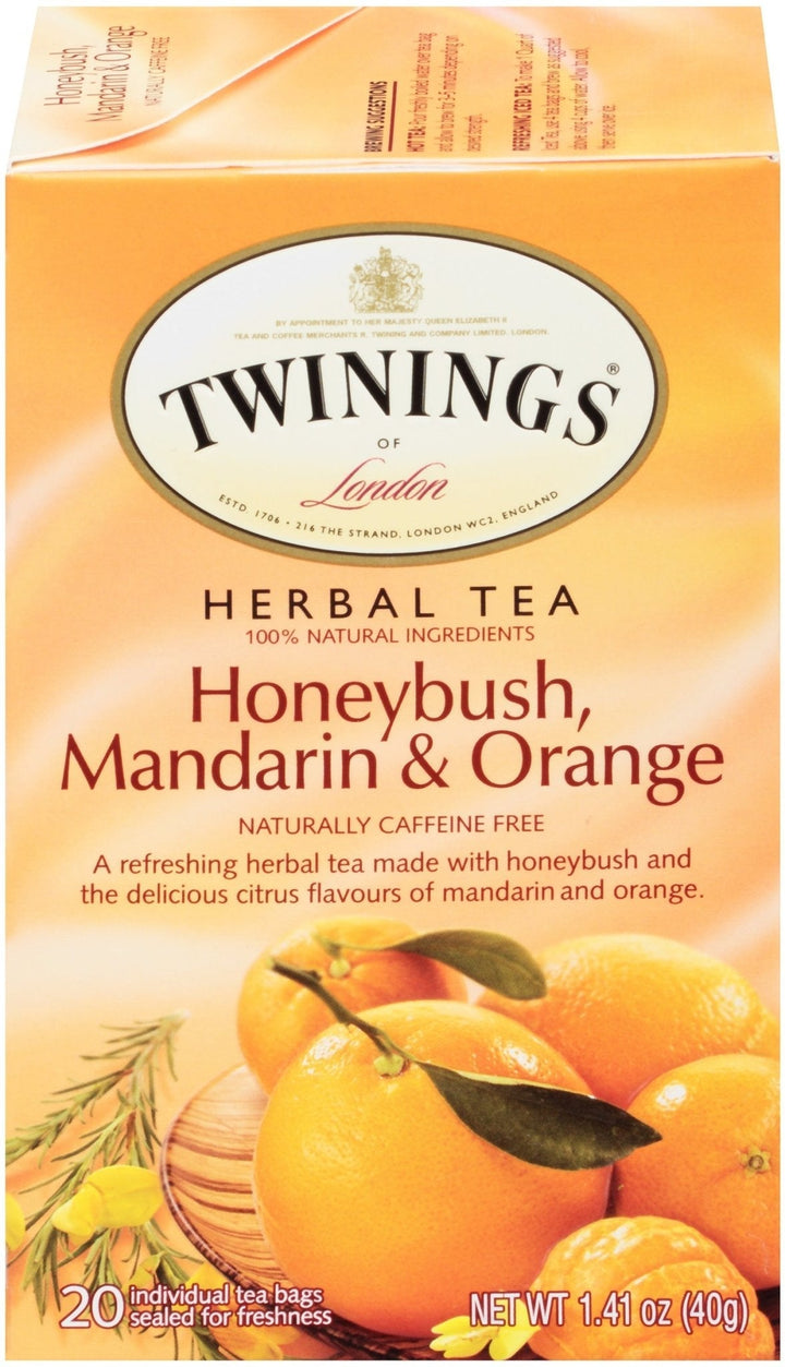 Twinings Honeybush, Mandarin & Orange Tea, 20-Count Box Twinings