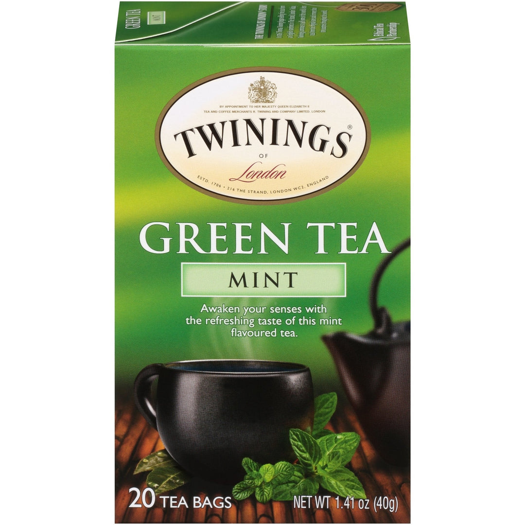 Twinings Mint Green Tea, 20-Count Box Twinings