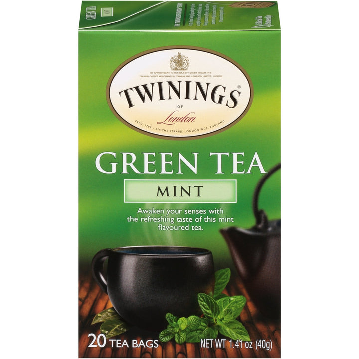 Twinings Mint Green Tea, 20-Count Box Twinings