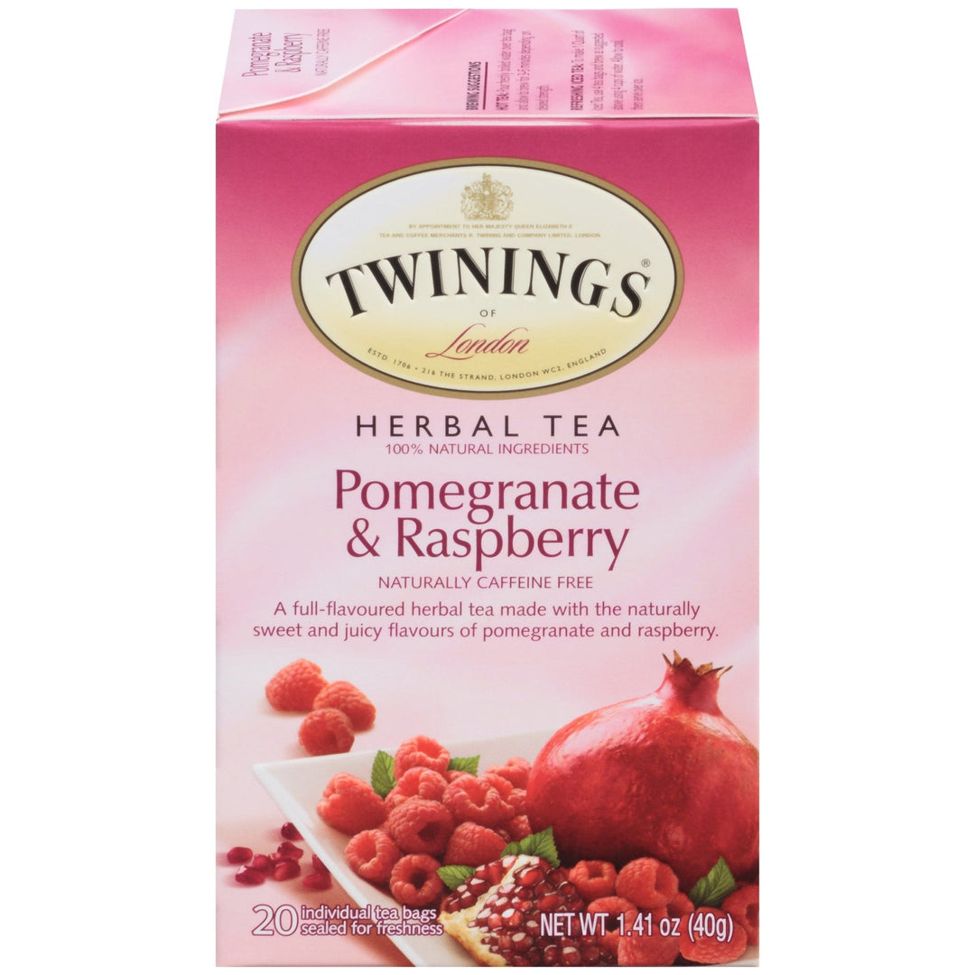 Twinings Pomegranate & Raspberry Tea, 20-Count Box Twinings