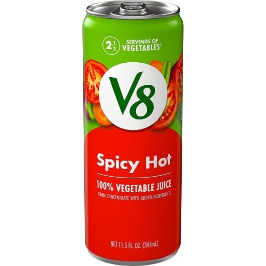 V8 Spicy Hot Vegetable Juice 11.5 Oz Cans 12/Case