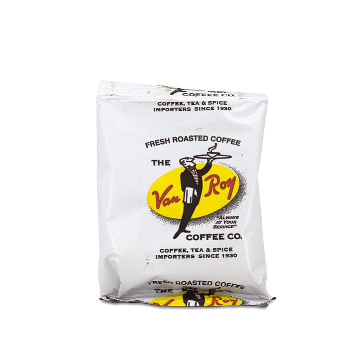 Van Roy 2 Oz Regular Grind Coffee Packs 36/Case Van Roy