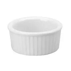 Vertex RMK-6-P 6 oz Wide Rim Fluted Ramekin Vertex