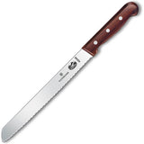 Victorinox 8 Inch Wavy Bread Knife Rosewood Handle 5.1630.21
