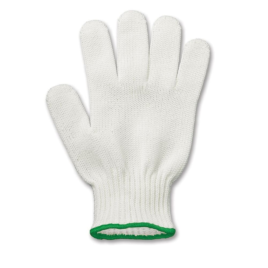 Knifeshield Glove Green Band Medium, White