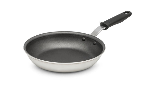 Vollrath 672310 10" Aluminum Fry Pan with SteelCoat x3 Nonstick Coating and Silicone Handle Vollrath