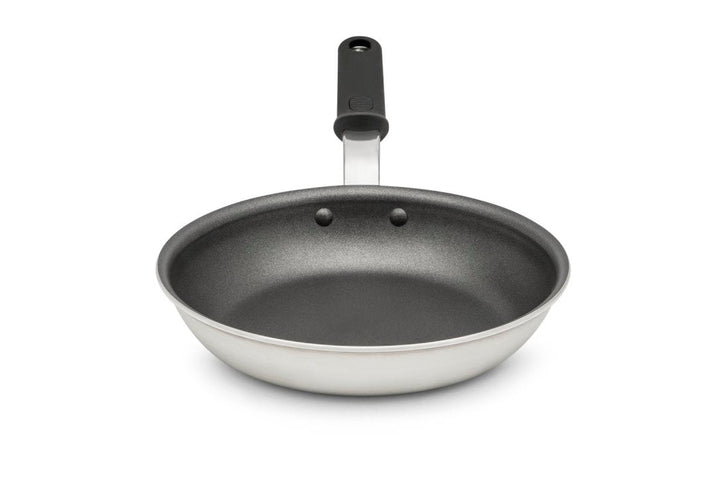 Vollrath 672310 10" Aluminum Fry Pan with SteelCoat x3 Nonstick Coating and Silicone Handle