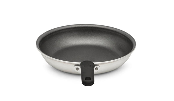 Vollrath 672310 10" Aluminum Fry Pan with SteelCoat x3 Nonstick Coating and Silicone Handle Vollrath