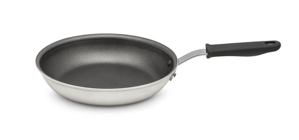 Vollrath 672310 10" Aluminum Fry Pan with SteelCoat x3 Nonstick Coating and Silicone Handle Vollrath