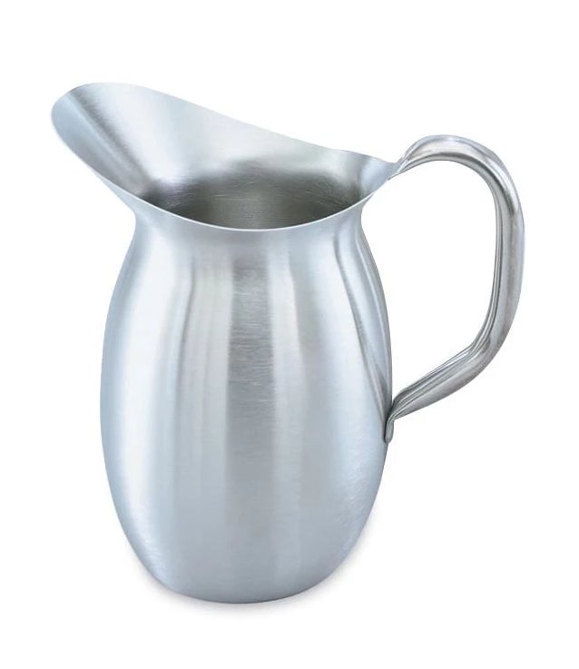 Vollrath 82020 Stainless Steel Bell Shaped Pitcher 2-1/8 Qt