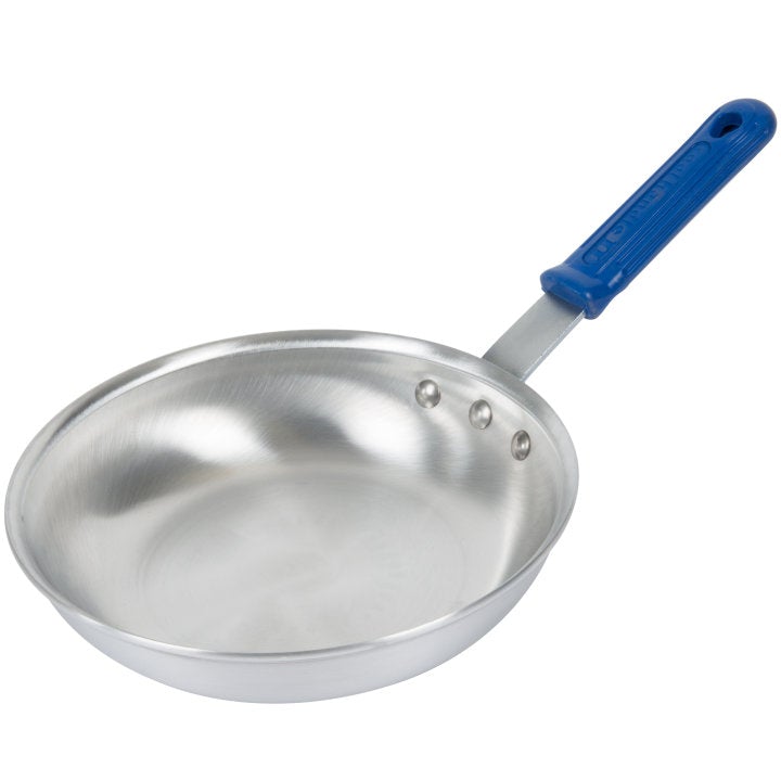 Vollrath Wear-Ever 4008 Natural Finish Aluminum Fry Pan with Cool Handle 8"