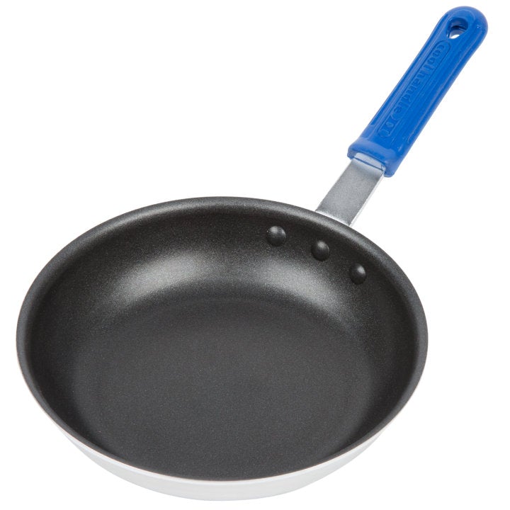 Vollrath Z4007 Aluminum Fry Pan with CeramiGuard II nonstick coating and Silicone Cool Handle 7"