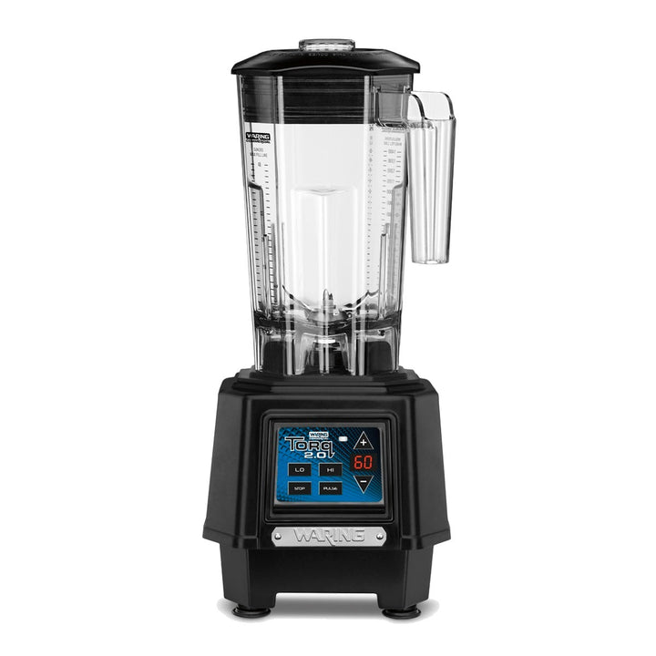 Waring TBB160 Torq 2.0 2 HP Blender with Electronic Touchpad Controls, 60-Second Countdown Timer Waring
