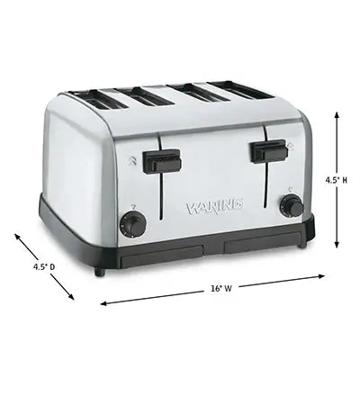 Waring WCT708 4 Slice Commercial Toaster Waring